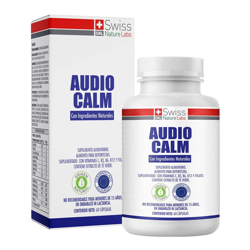 SUPLEMENTO ALIMENTICIO SWISS NATURE LABS AUDIO CALM UN MES - 3