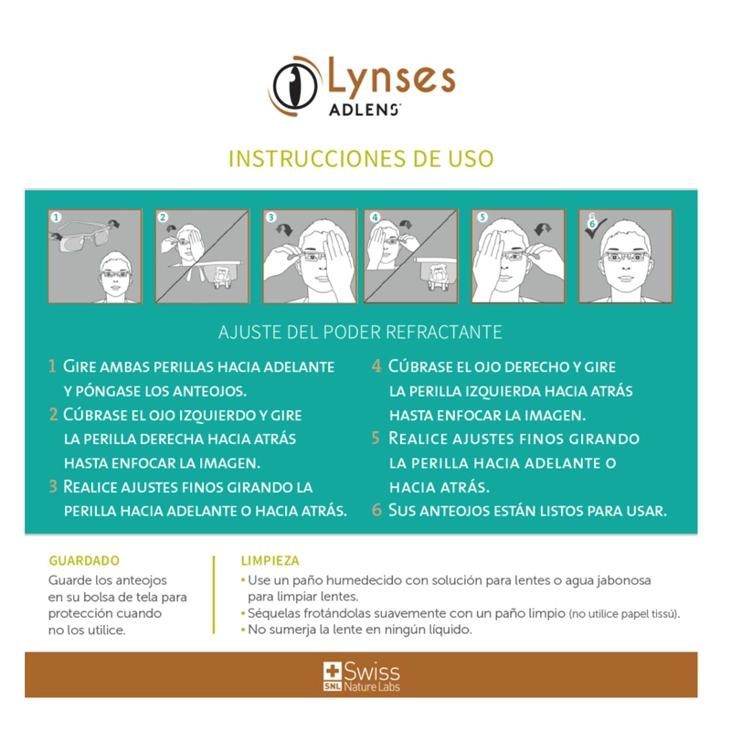 LYNSES SWISS NATURE LABS ADLENS 1 PAR - 4