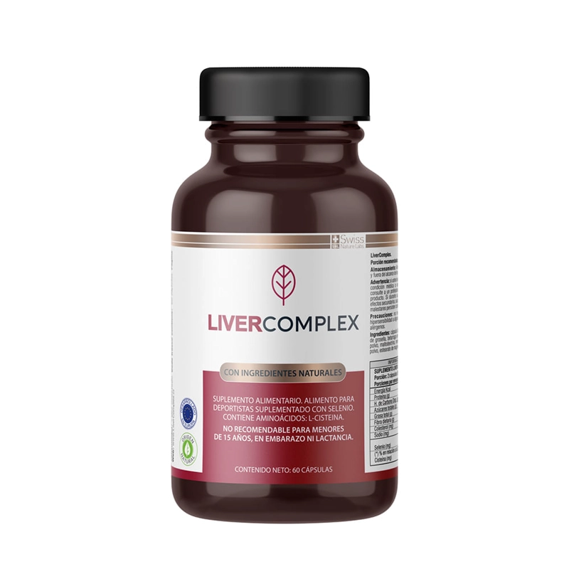 SUPLEMENTO ALIMENTICIO SWISS NATURE LABS LIVER COMPLEX UN MES - 1