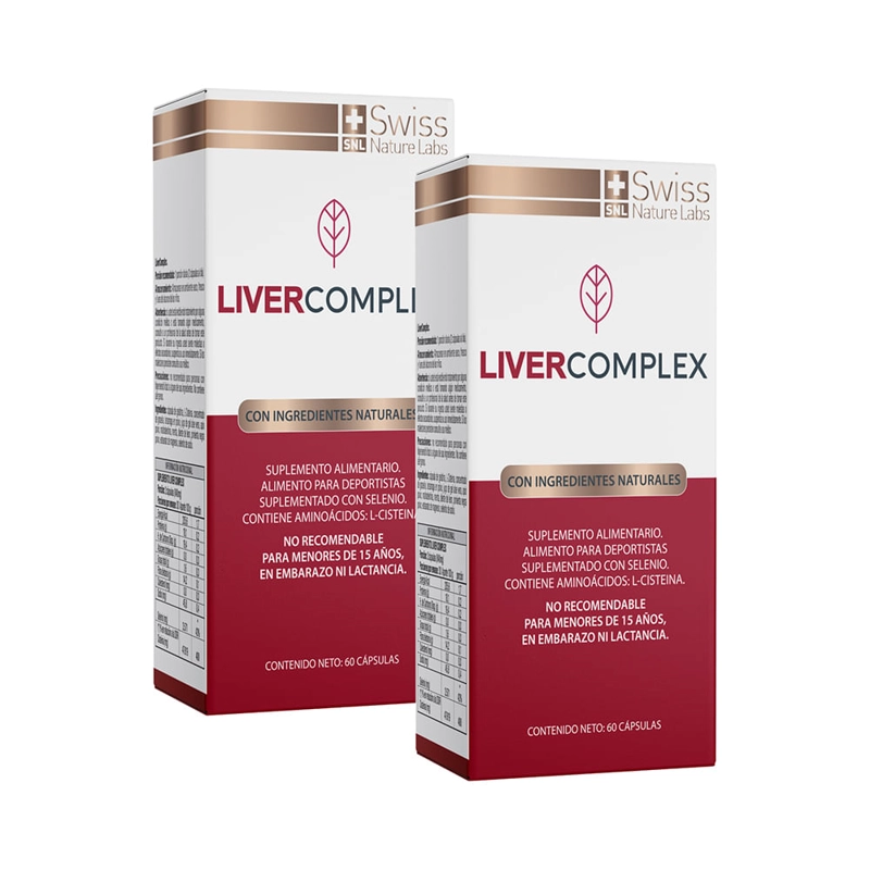 SUPLEMENTO ALIMENTICIO SWISS NATURE LABS LIVER COMPLEX DOS MESES - 2