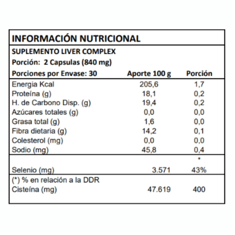 SUPLEMENTO ALIMENTICIO SWISS NATURE LABS LIVER COMPLEX TRES MESES - 4