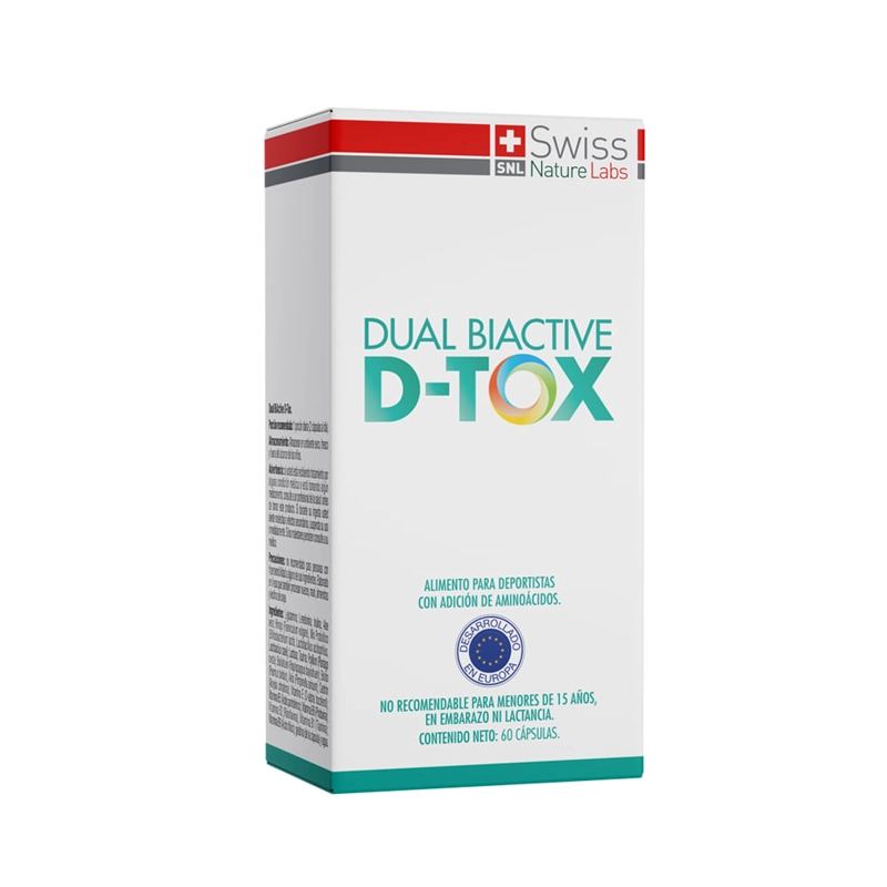 SUPLEMENTO ALIMENTICIO SWISS NATURE LABS DUAL BIACTIVE D-TOX UN MES - 2
