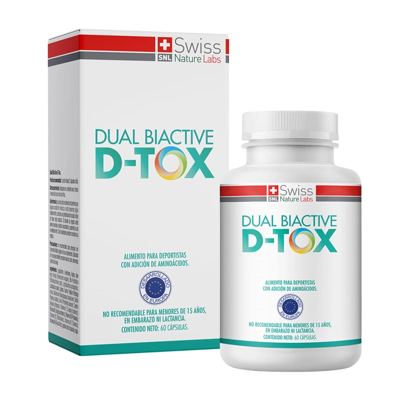 SUPLEMENTO ALIMENTICIO SWISS NATURE LABS DUAL BIACTIVE D-TOX UN MES - 3