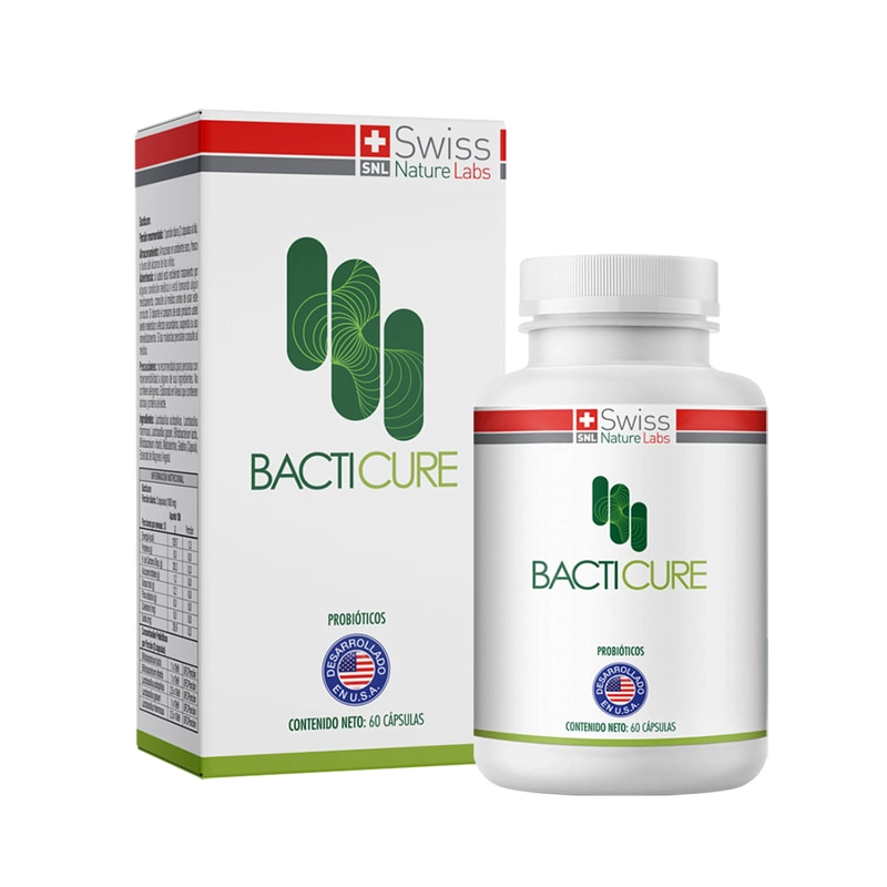 SUPLEMENTO ALIMENTICIO SWISS NATURE LABS BACTICURE - ESCUDO PROBIOTICO UN MES - 3