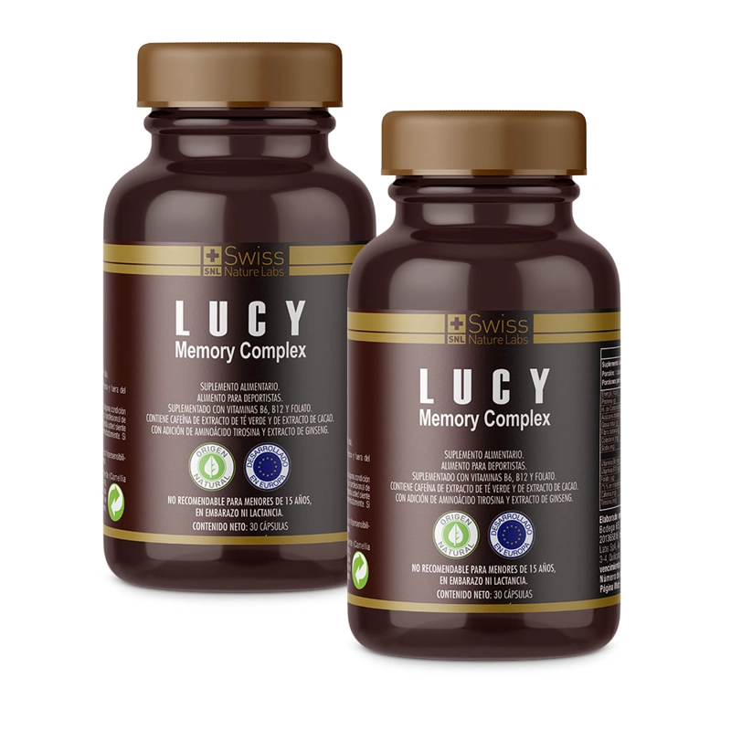 SUPLEMENTO ALIMENTICIO SWISS NATURE LABS LUCY MEMORY DOS MESES - 1