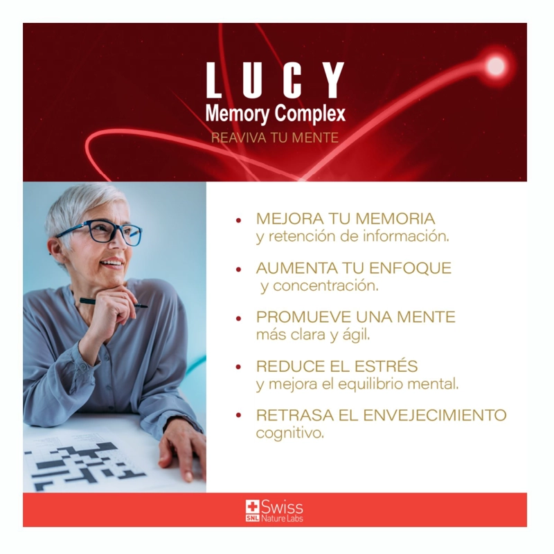 SUPLEMENTO ALIMENTICIO SWISS NATURE LABS LUCY MEMORY DOS MESES - 5