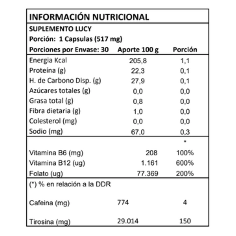 SUPLEMENTO ALIMENTICIO SWISS NATURE LABS LUCY MEMORY UN MES - 4
