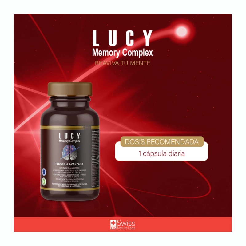 SUPLEMENTO ALIMENTICIO SWISS NATURE LABS LUCY MEMORY UN MES - 8