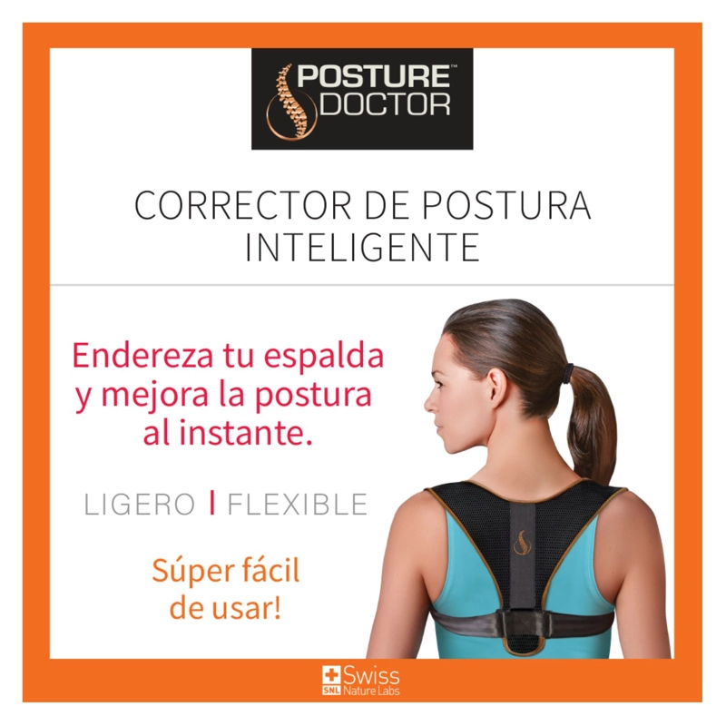 CORRECTOR POSTURA SWISS NATURE LABS POSTURE DOCTOR Y ESPALDA UNITARIO - 5