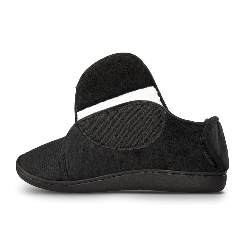 PANTUFLAS UNISEX SWISS NATURE LABS NEGRO COMFY WRAPS AJUSTABLES UNITARIA - 6