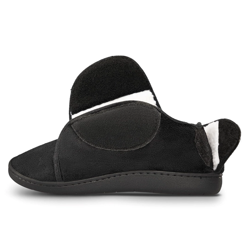 PANTUFLAS UNISEX SWISS NATURE LABS NEGRO COMFY WRAPS AJUSTABLES UNITARIA - 8