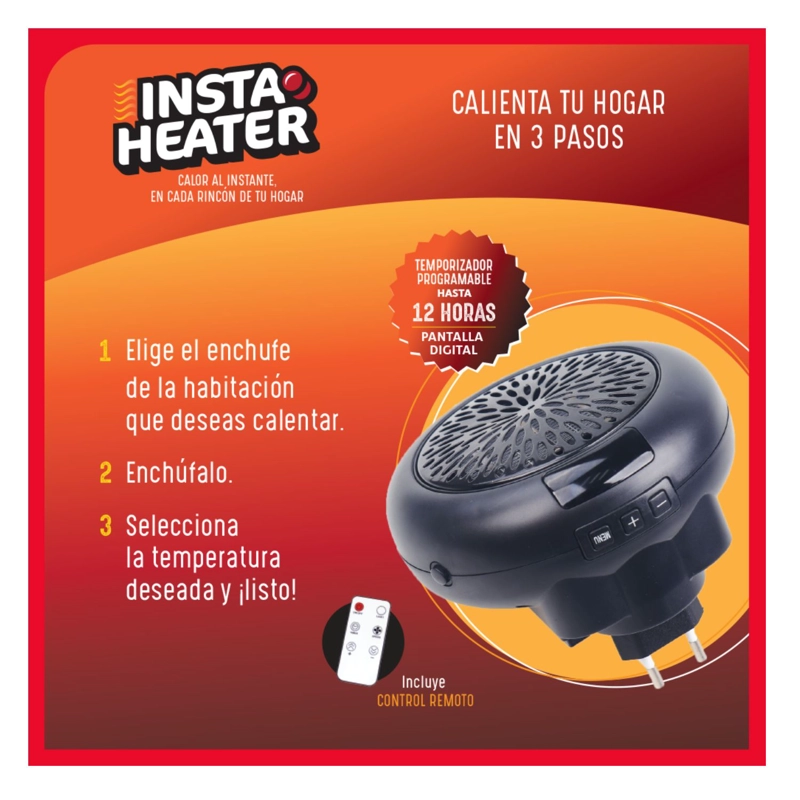 CALEFACTOR SWISS NATURE LABS INSTA HEATER PARED UNITARIO - 5