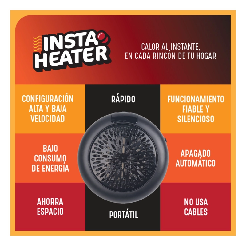 CALEFACTOR SWISS NATURE LABS INSTA HEATER PARED DOS UNIDADES - 6