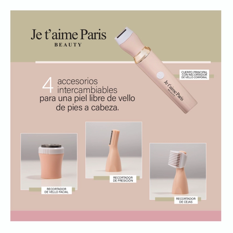 DEPILADORA SWISS NATURE LABS JE T’AIME PARIS PORTATIL UNITARIO - 3
