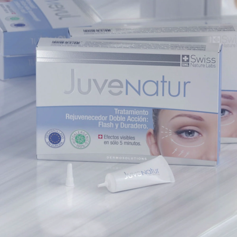 CONTORNO OJOS SWISS NATURE LABS JUVENATUR TRATAMIENTO ANTI-ARRUGAS EFECTO FLASH BOLSAS Y OJERAS - 2