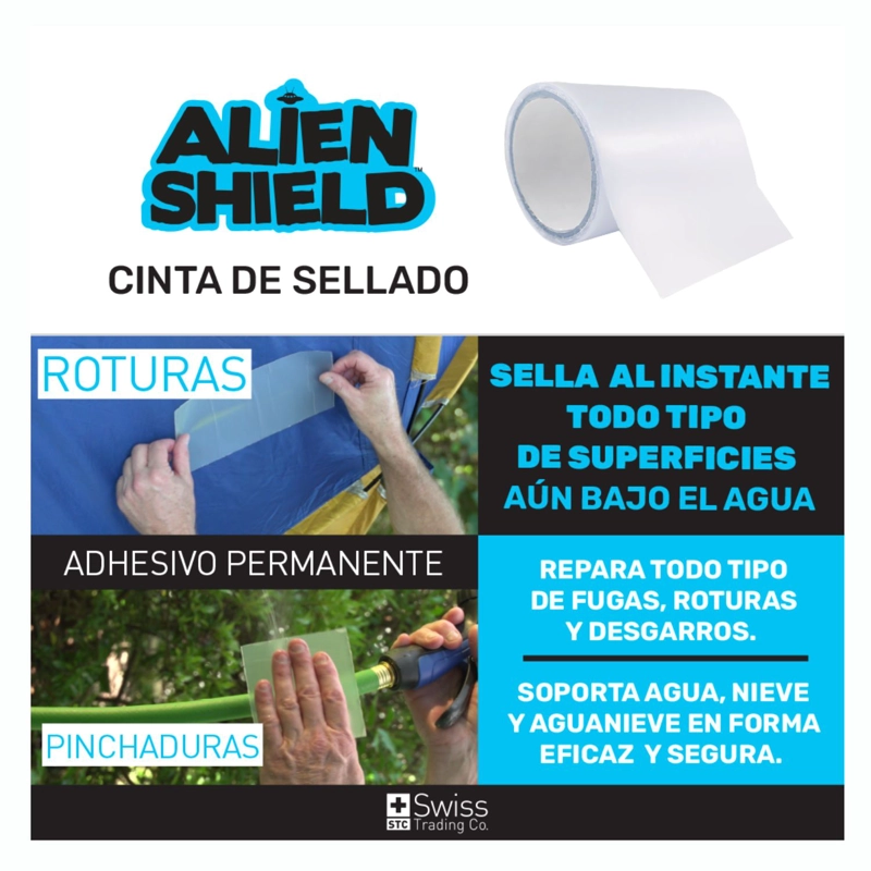 CINTAS ADHESIVAS SWISS TRADING CO ALIEN SHIELD 3 IMPERMEABLES - 3