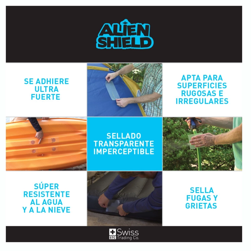 CINTAS ADHESIVAS SWISS TRADING CO ALIEN SHIELD 3 IMPERMEABLES - 5