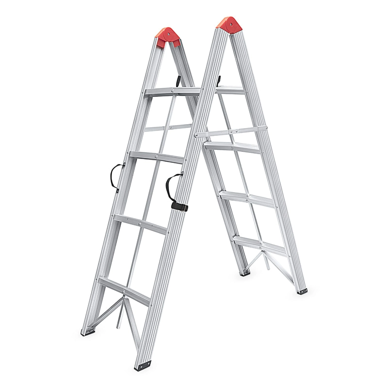 ESCALERA PORTATIL SWISS TRADING CO FOLD A STEP COMPACTA 4 PELDAÑOS - 1