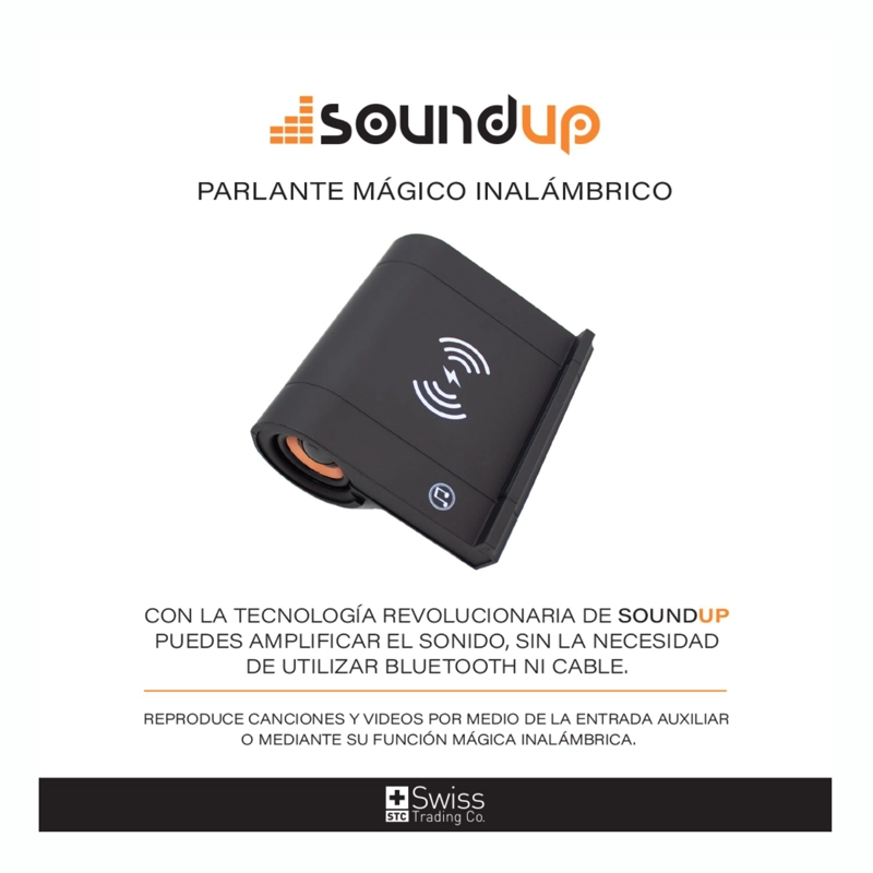 PARLANTE SWISS TRADING CO SOUND UP PARA CELULAR NEGRO - 6