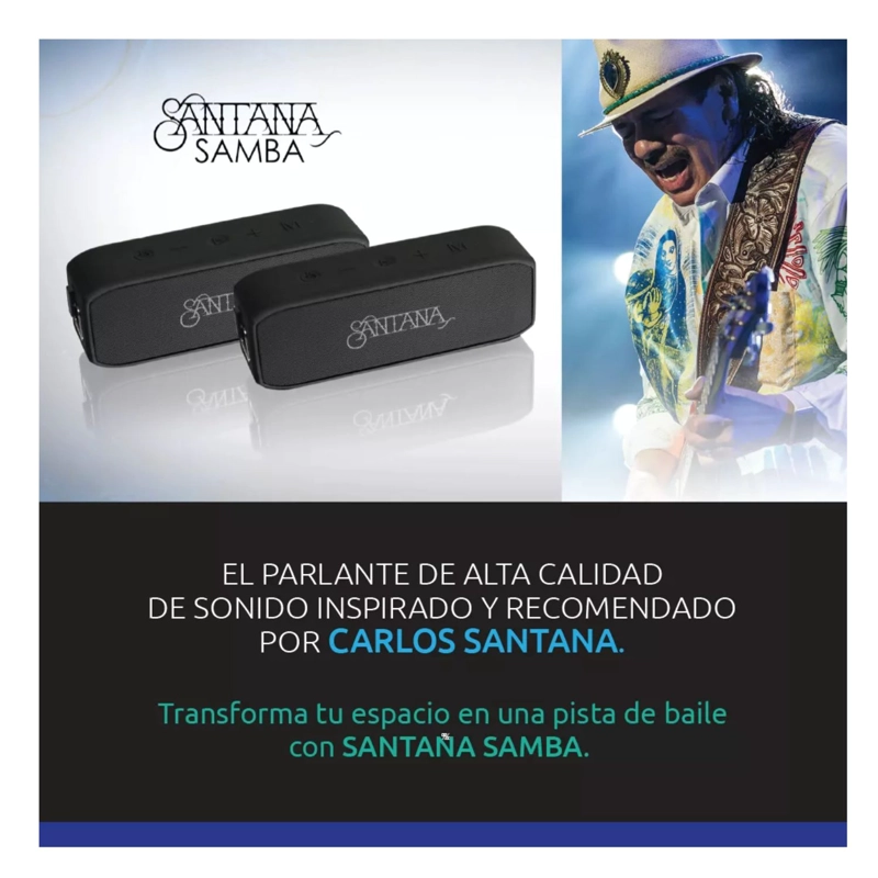 SANTANA SAMBA PARLANTE 2 UND. ALTA TECNOLOGIA BLUETOOTH 5.1 - 4