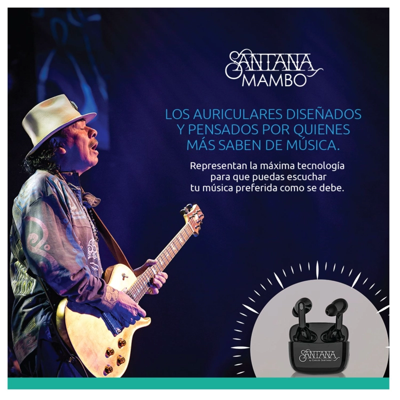 SANTANA MAMBO AURICULARES INALAMBRICOS CON BLUETOOTH - 5