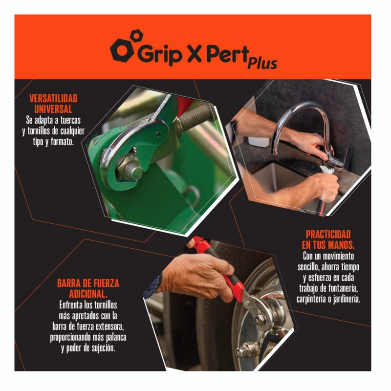 LLAVES UNIVERSALES SWISS NATURE LABS GRIP X PERT SET 2 - 4