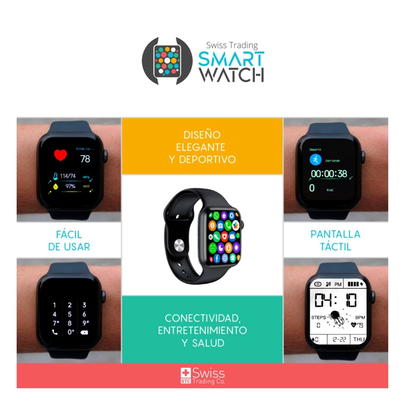 SMART WATCH RELOJ INTELIGENTE MULTIFUNCION 1 UND. - 5