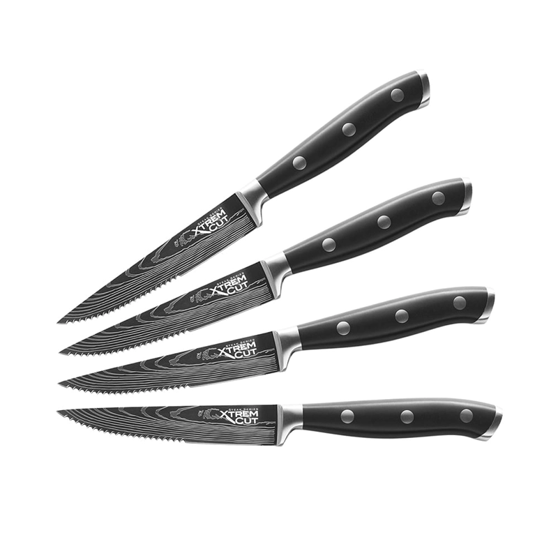XTREM CUT STEAK SERIES SET 4 CUCHILLOS P/CARNE - 4