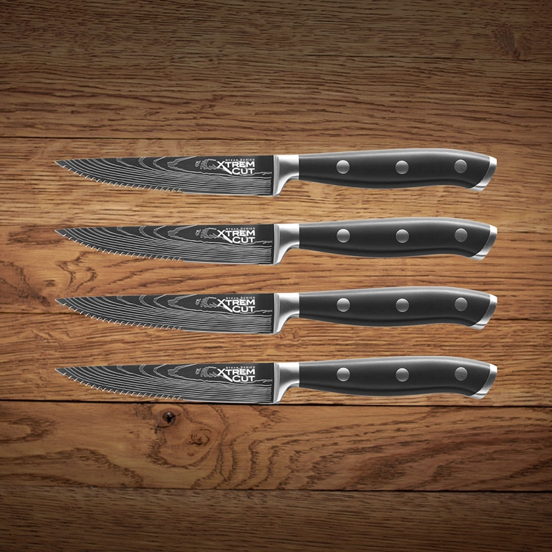 XTREM CUT STEAK SERIES SET 4 CUCHILLOS P/CARNE - 5