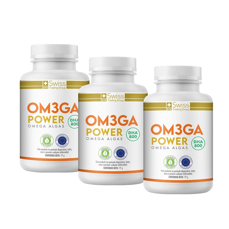 SUPLEMENTO ALIMENTICIO SWISS NATURE LABS OMEGA 3 POWER - TRES FRASCOS CON 60 UNIDADES CADA UNO - 1
