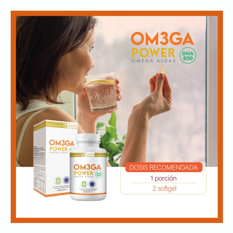 SUPLEMENTO ALIMENTICIO SWISS NATURE LABS OMEGA 3 POWER - TRES FRASCOS CON 60 UNIDADES CADA UNO - 7