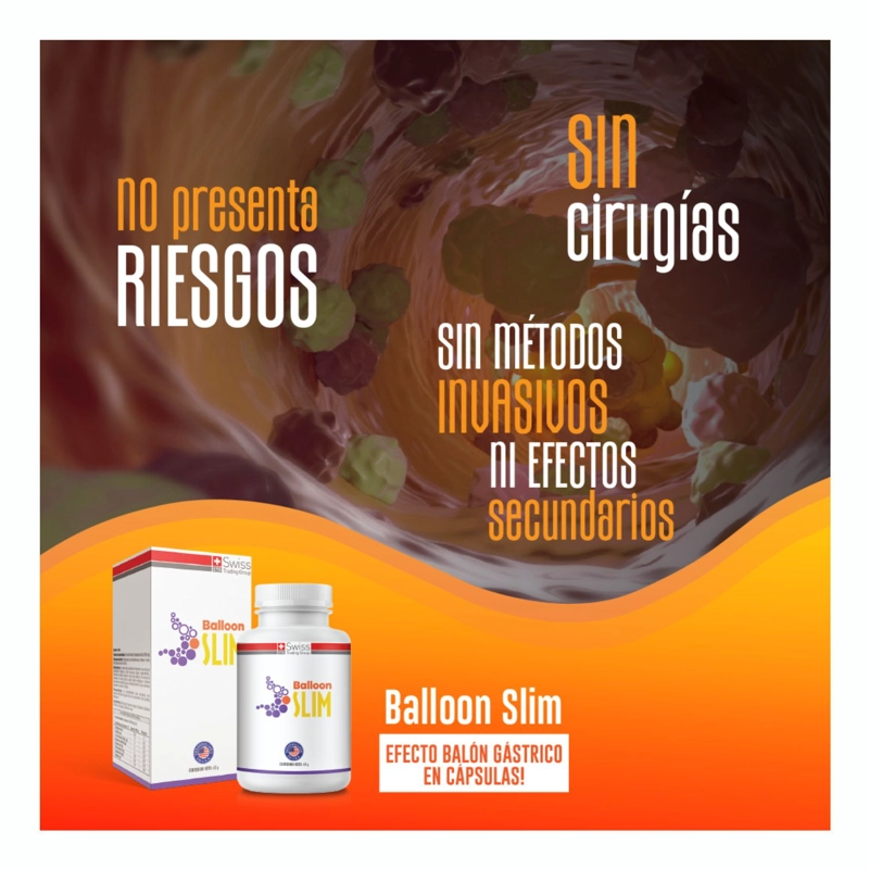 SUPLEMENTO ALIMENTICIO SWISS NATURE LABS BALLOON SLIM 3 FRASCOS CON 120 CAPSULAS CADA UNO - 5