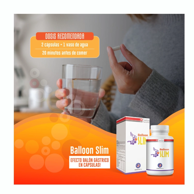 SUPLEMENTO ALIMENTICIO SWISS NATURE LABS BALLOON SLIM 3 FRASCOS CON 120 CAPSULAS CADA UNO - 7