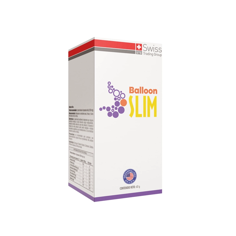 SUPLEMENTO ALIMENTICIO SWISS NATURE LABS BALLOON SLIM FRASCO CON 120 CAPSULAS - 2