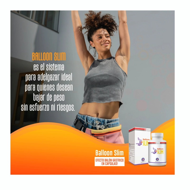 SUPLEMENTO ALIMENTICIO SWISS NATURE LABS BALLOON SLIM FRASCO CON 120 CAPSULAS - 5