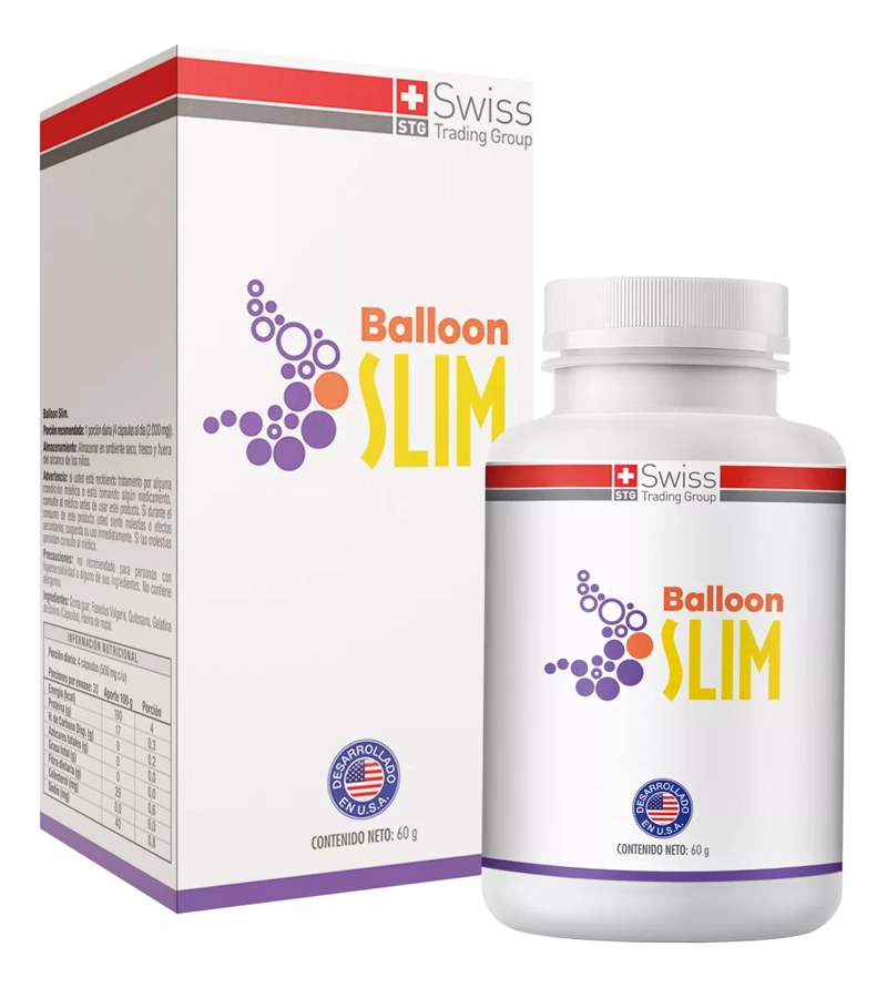 SUPLEMENTO ALIMENTICIO SWISS NATURE LABS BALLOON SLIM 2 FRASCOS CON 120 CAPSULAS CADA UNO - 2