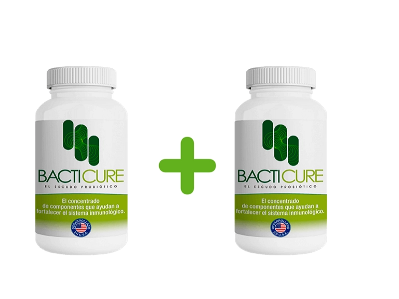BACTICURE - ESCUDO PROBIOTICO 2X1 - 60 DIAS - 1