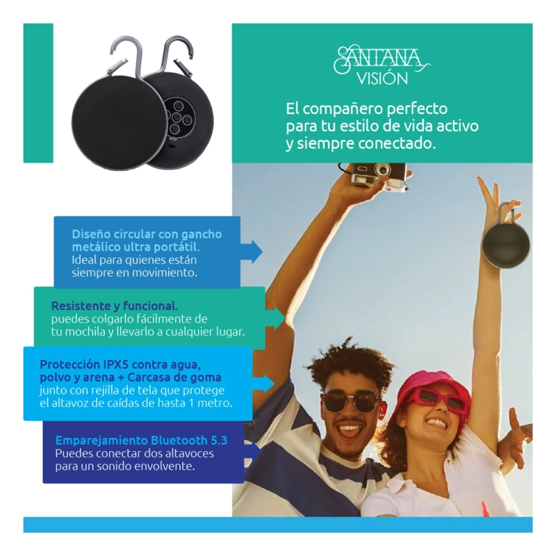 PARLANTE SWISS NATURE LABS SANTANA VISION 1 UNIDAD - 4