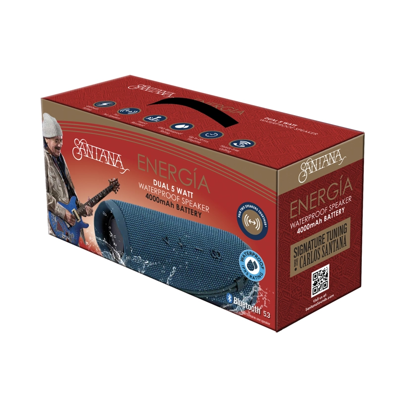 PARLANTE BLUETOOTH SWISS NATURE LABS SANTANA ENERGIA 1 UNIDAD - 2
