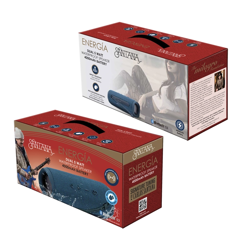 PARLANTE BLUETOOTH SWISS NATURE LABS SANTANA ENERGIA 1 UNIDAD - 4