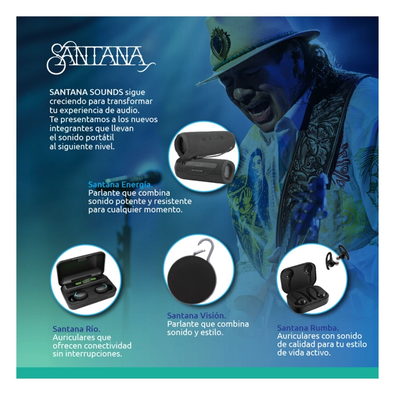 PARLANTE BLUETOOTH SWISS NATURE LABS SANTANA ENERGIA 1 UNIDAD - 7