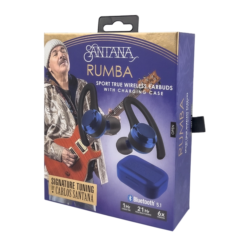 SANTANA RUMBA AURICULARES BLUETOOTH 5.1 HASTA 10 MTS DE ALCANCE - 2