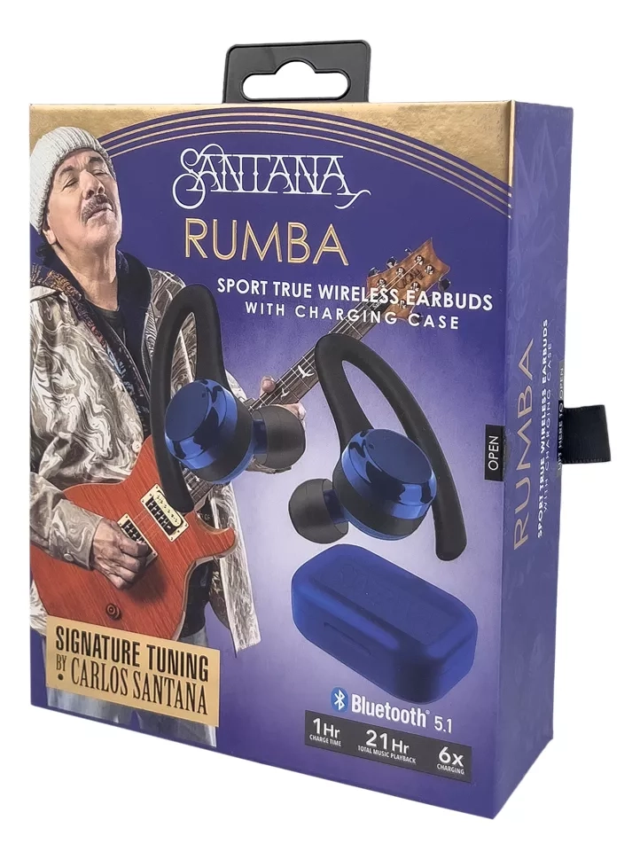 SANTANA RUMBA AURICULARES BLUETOOTH 5.1 HASTA 10 MTS DE ALCANCE - 8