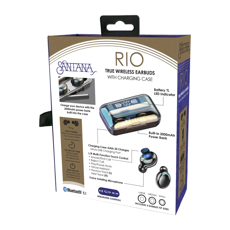 SANTANA RIO AURICULARES BLUETOOTH 5.1 - 3