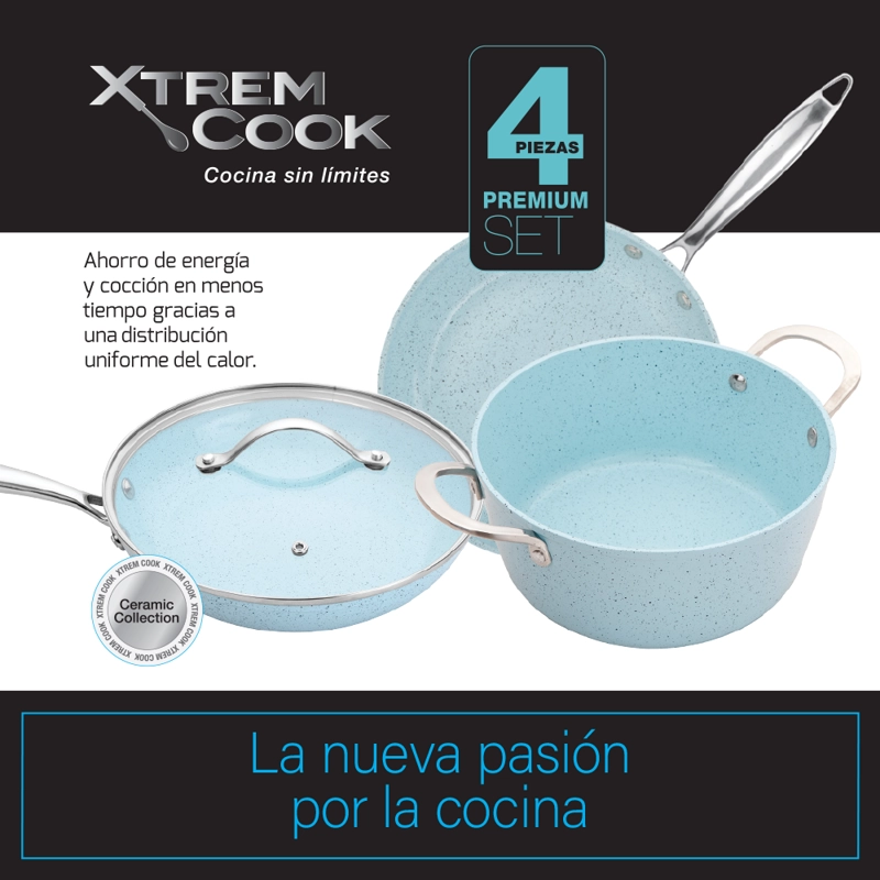 XTREM COOK SET DE SARTENES CON 4 PIEZAS - 7