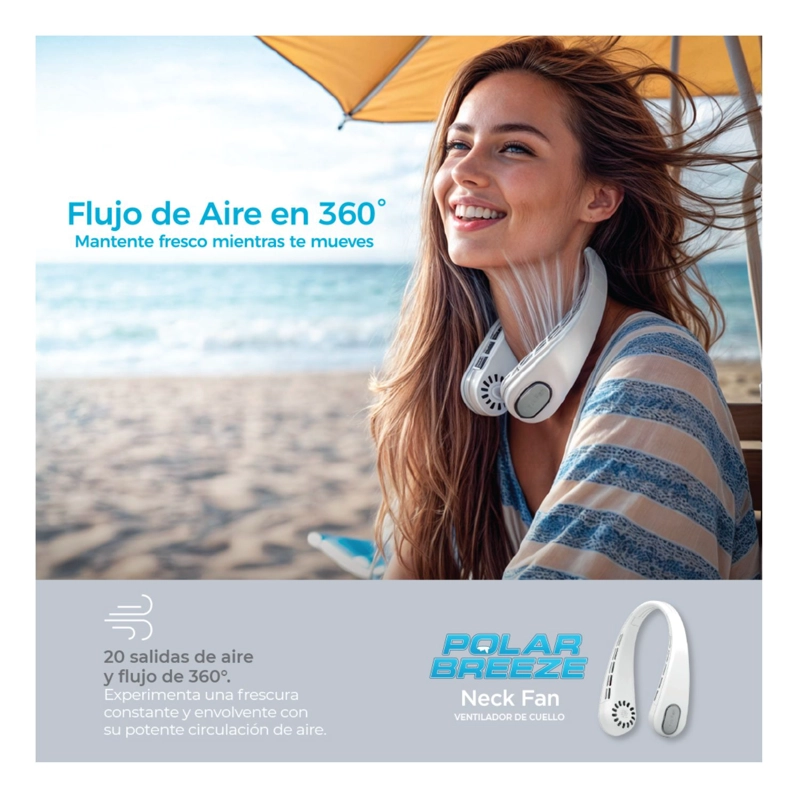 POLAR BREEZE NECK VENTILADOR DE CUELLO PORTATIL - 6