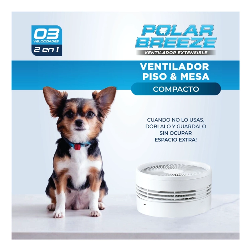 VENTILADOR PORTATIL EXTENSIBLE POLAR BREEZE FAN - 5
