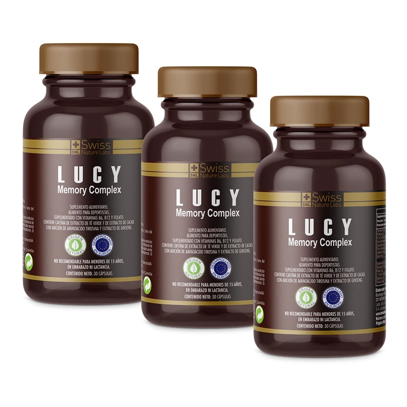 LUCY MEMORY MEMORIA ENFOQUE CLARIDAD MENTAL PARA 3 MESES - 1