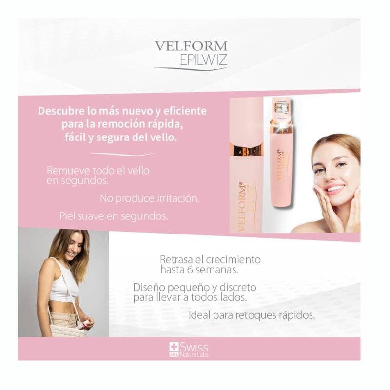 EPILWIZ DEPILADORA PORTATIL DE VELLO FACIAL 1 UND. - 6