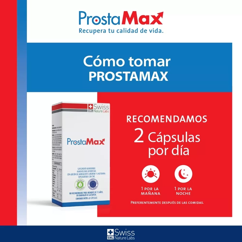 PROSTAMAX SUPLEMENTO CUIDADO PROSTATA PARA 3 MESES - 9